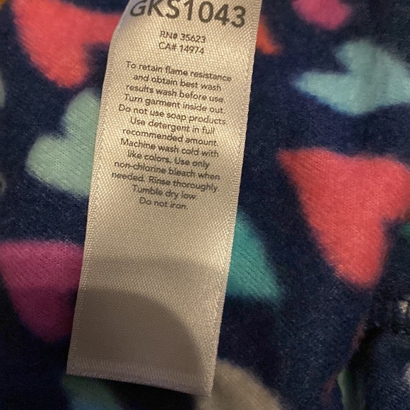 Carters girls one piece fleece sleeper. Brand new. - Picture 10 of 10